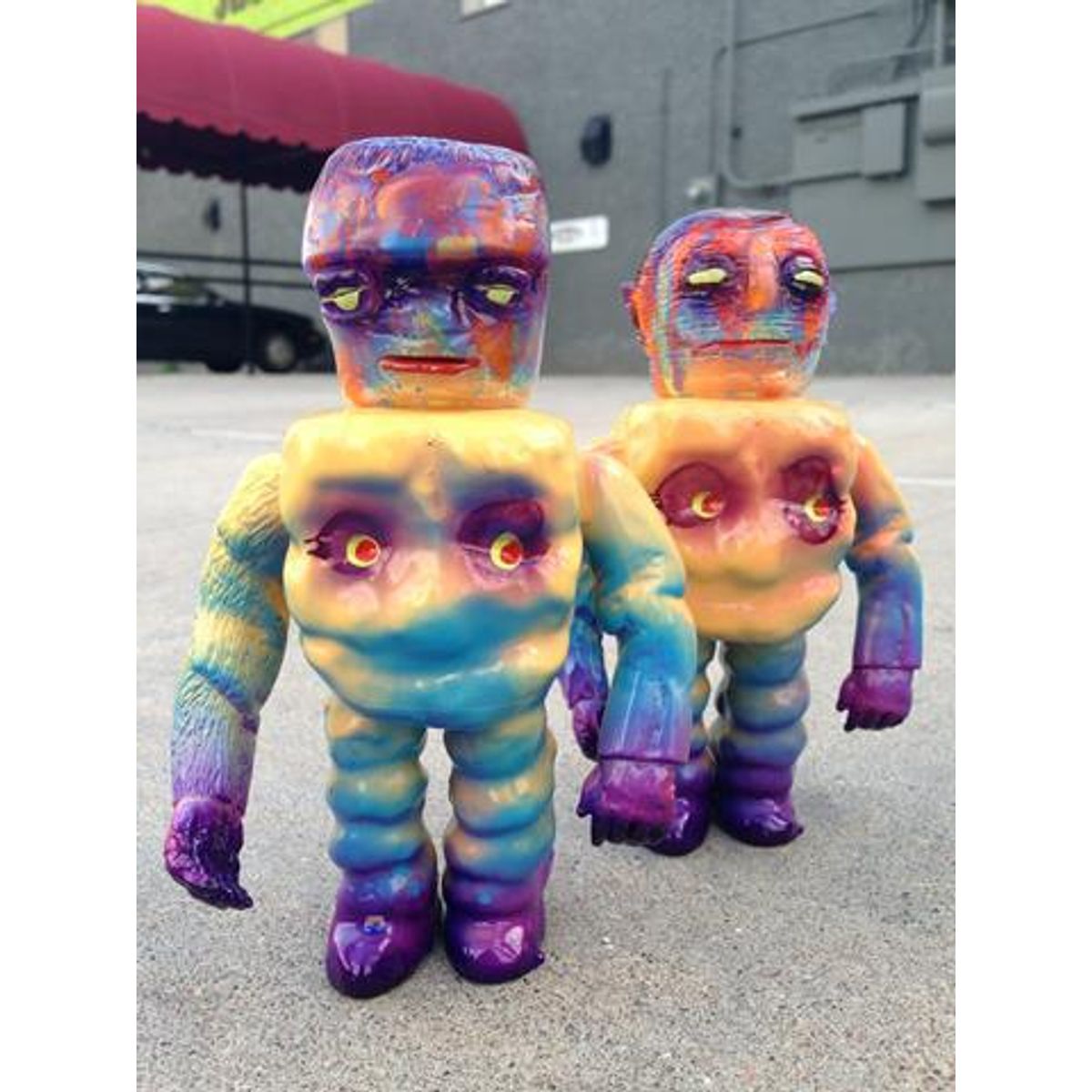 Monster with clear head (Inside paint)