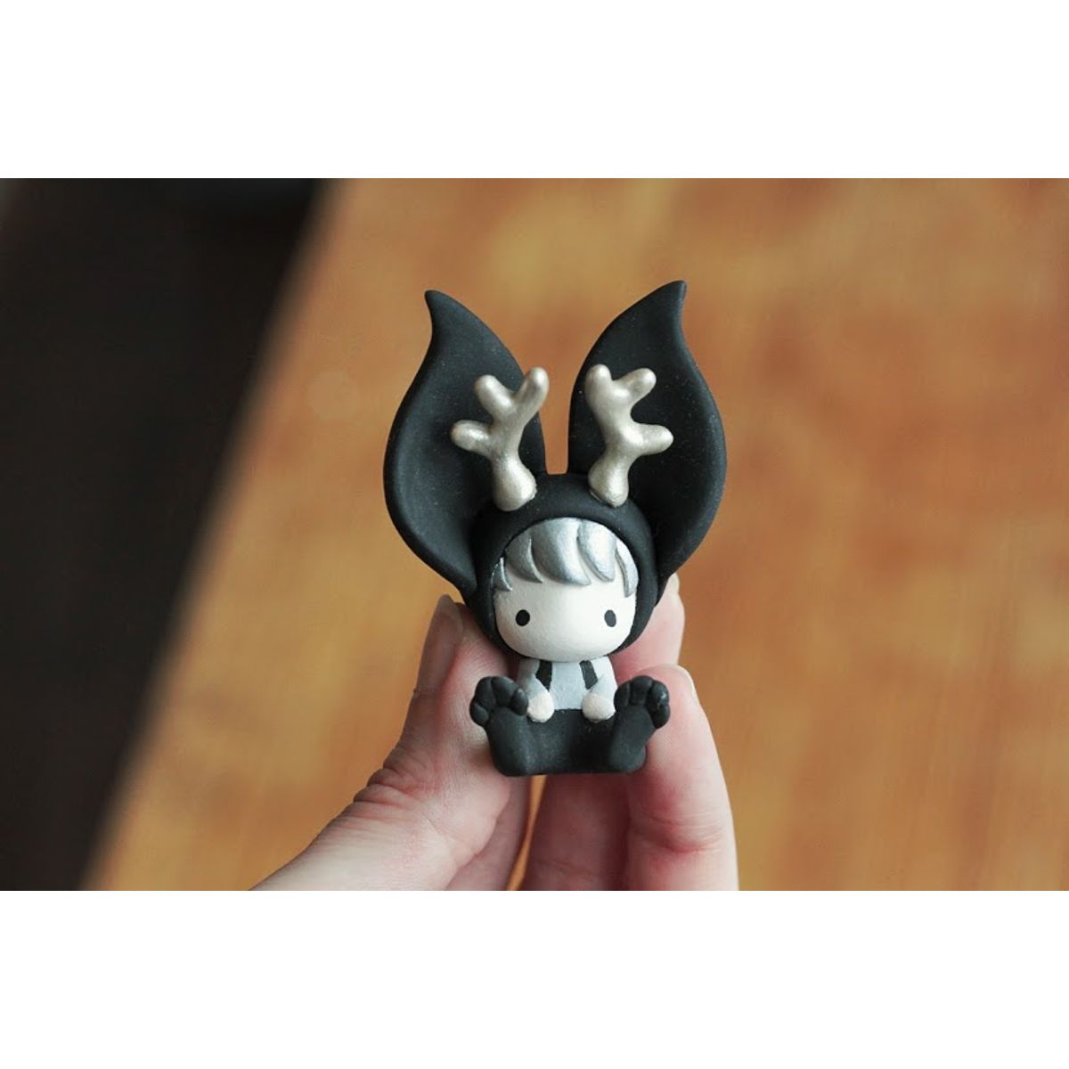 Miniature Jackalope toy