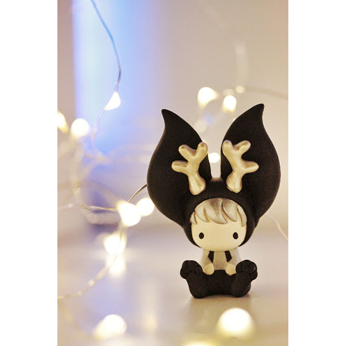 Miniature Jackalope toy