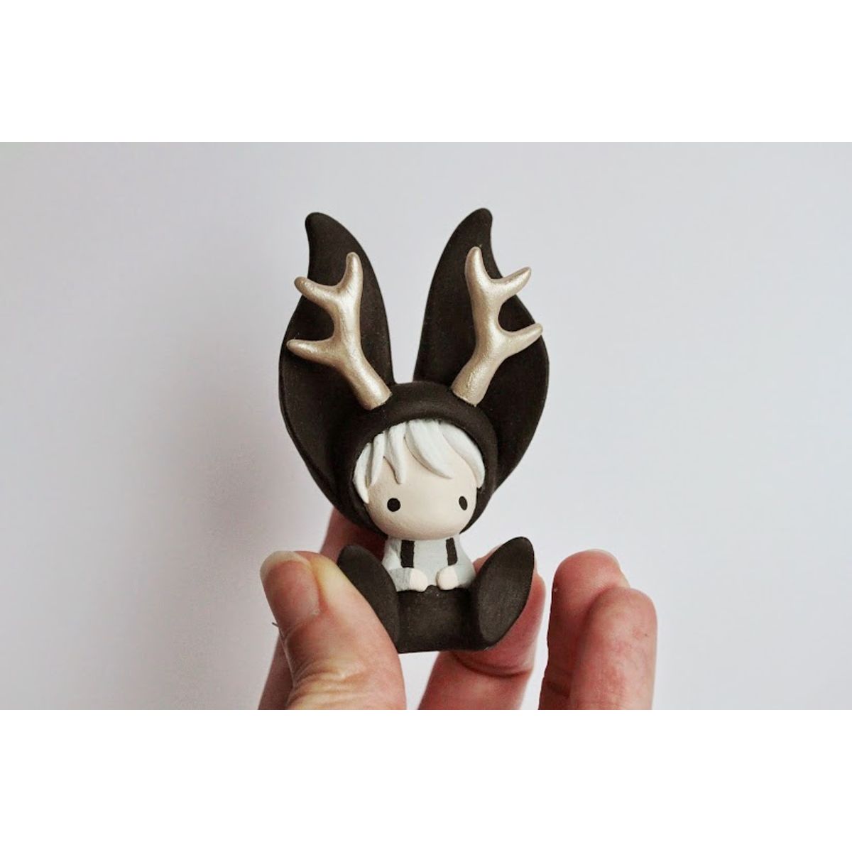 Miniature Jackalope toy