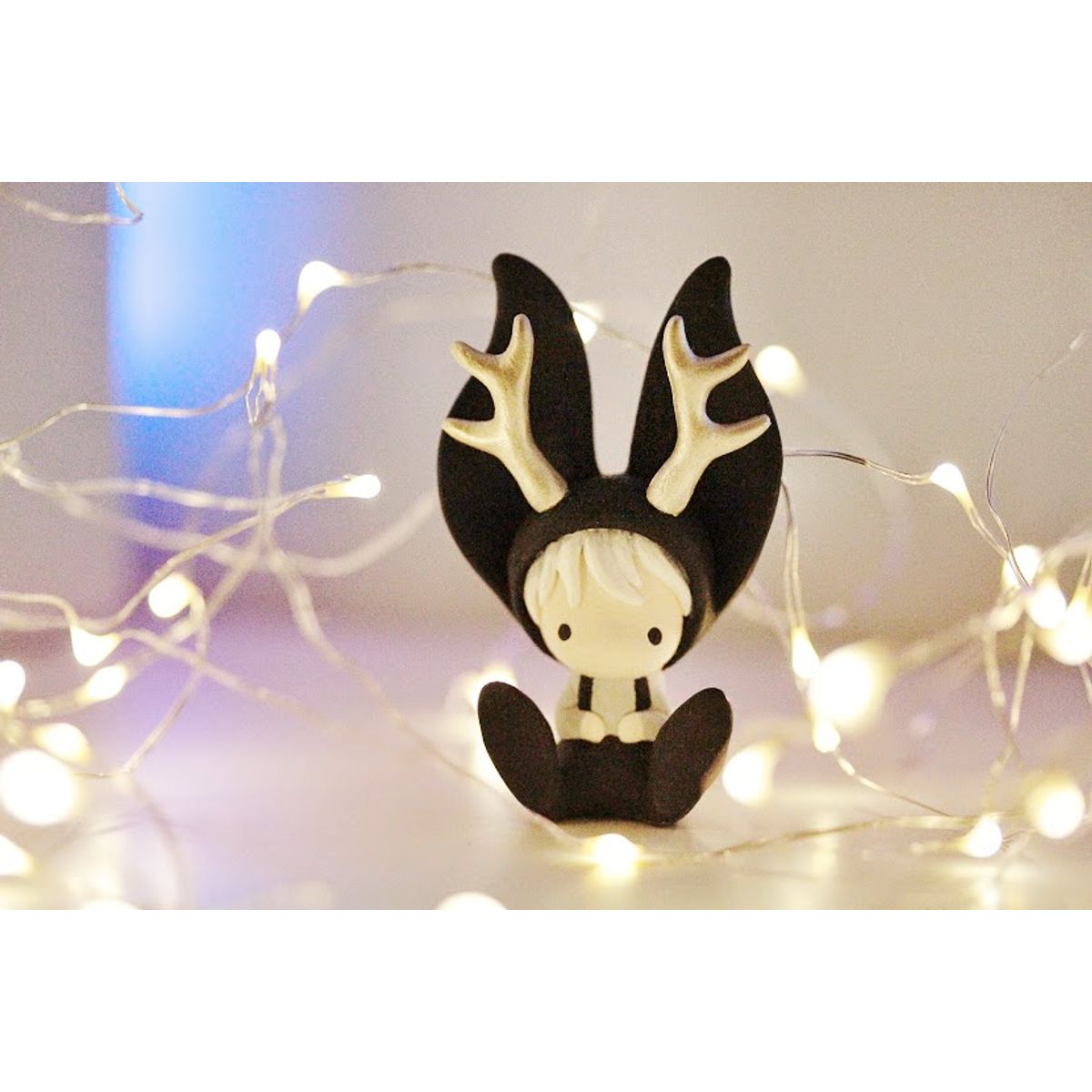 Miniature Jackalope toy