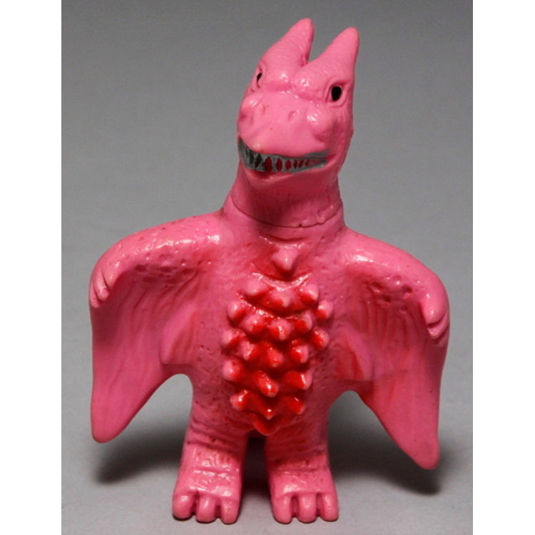 Bullmark mini size Godzilla [ radon ] pink molded by Bullmark