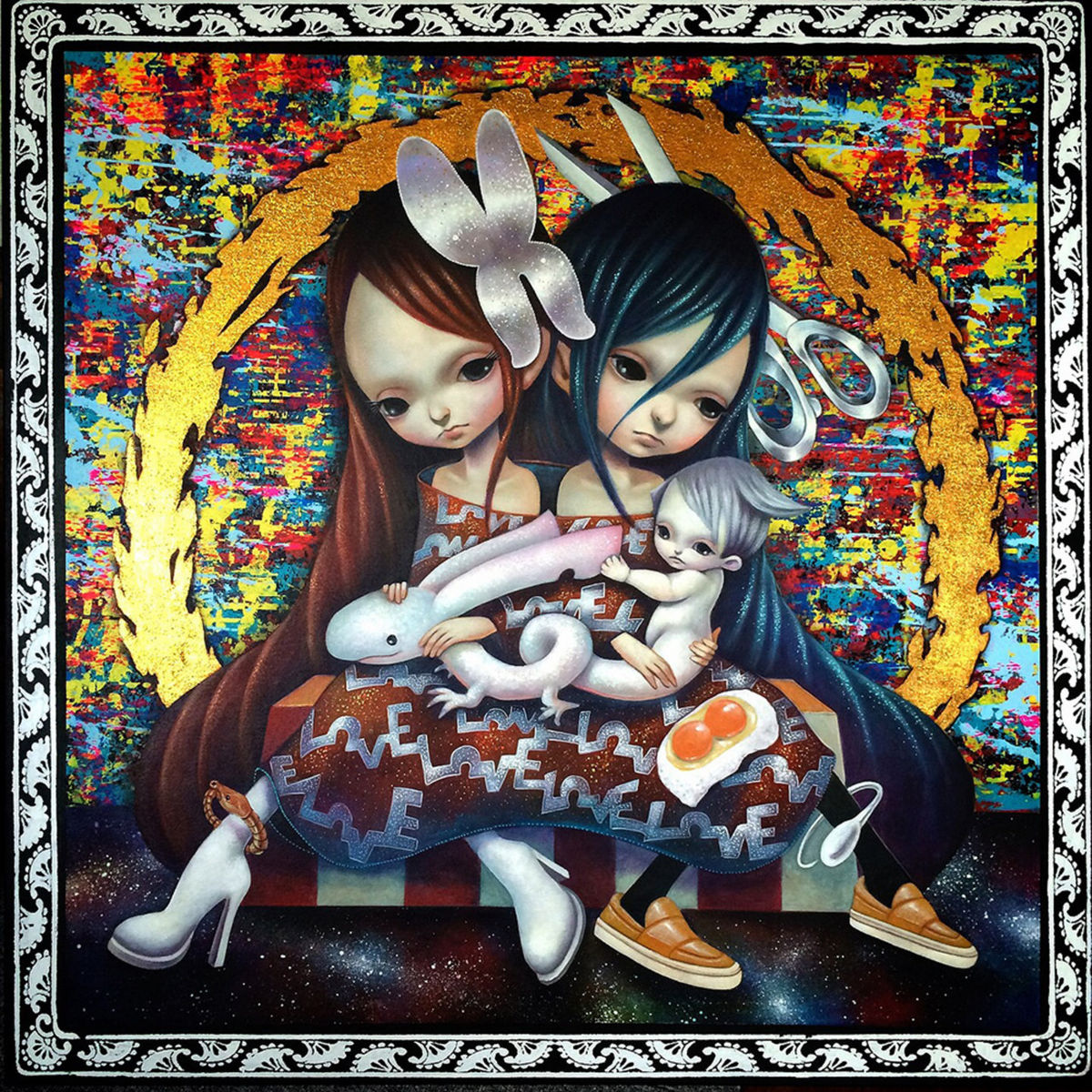 ONE (SCISSORS & BUTTERFLY)