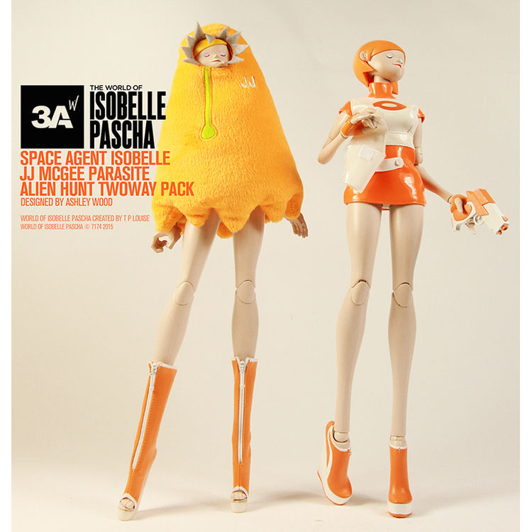 Isobelle Pascha - Space Agent Isobelle JJ McGee Parasite Alien Hunt Twoway Pack by Ashley Wood