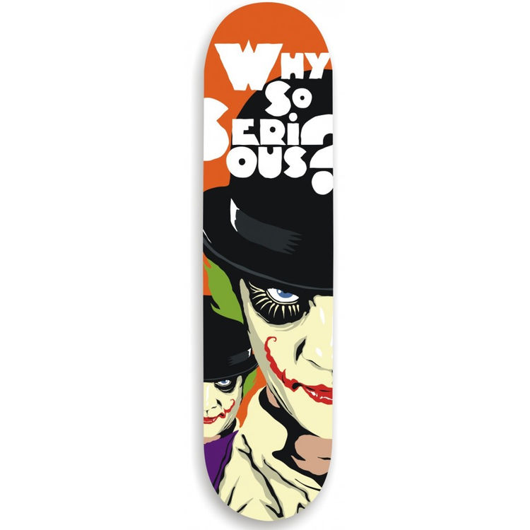 A CLOCKWORK JOKER SK8 by Butcher Billy