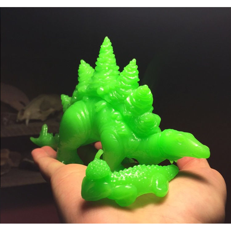 STEGOFOREST - SLIME GREEN UNPAINTED by Jesse Narens