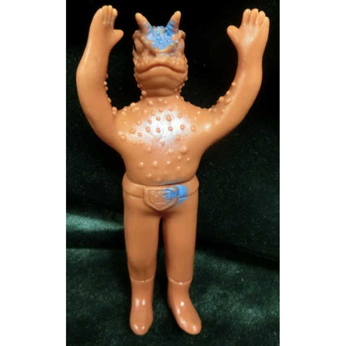 Bandai Kamen Rider mini size Soft Vinyl Gamakira (Brown molding)