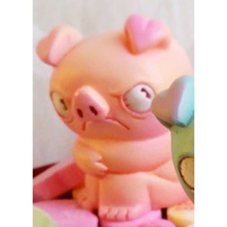 Pouty Pig Valentine's Day Edition - peach by The Chung (Dave Chung)