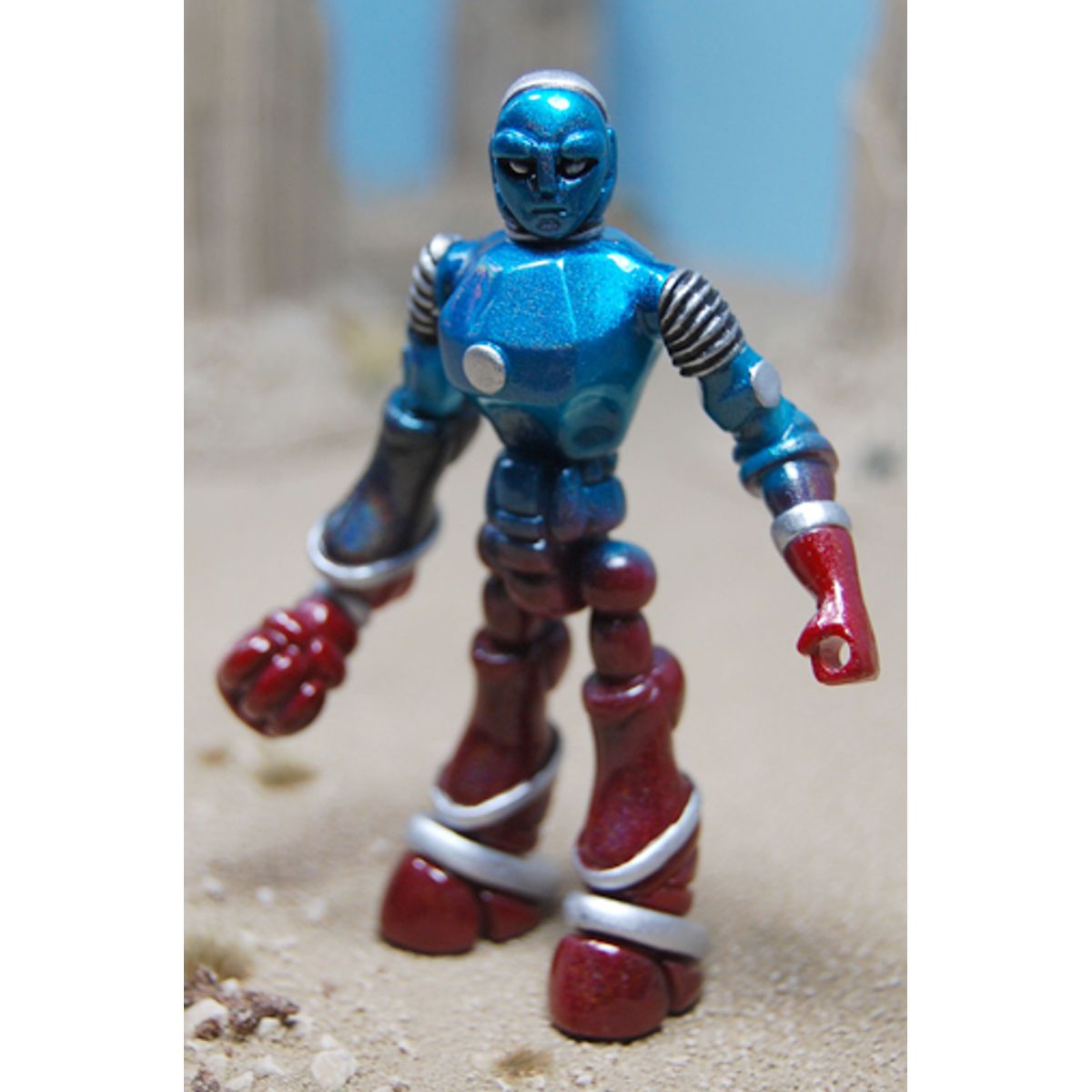 Blue-red lander