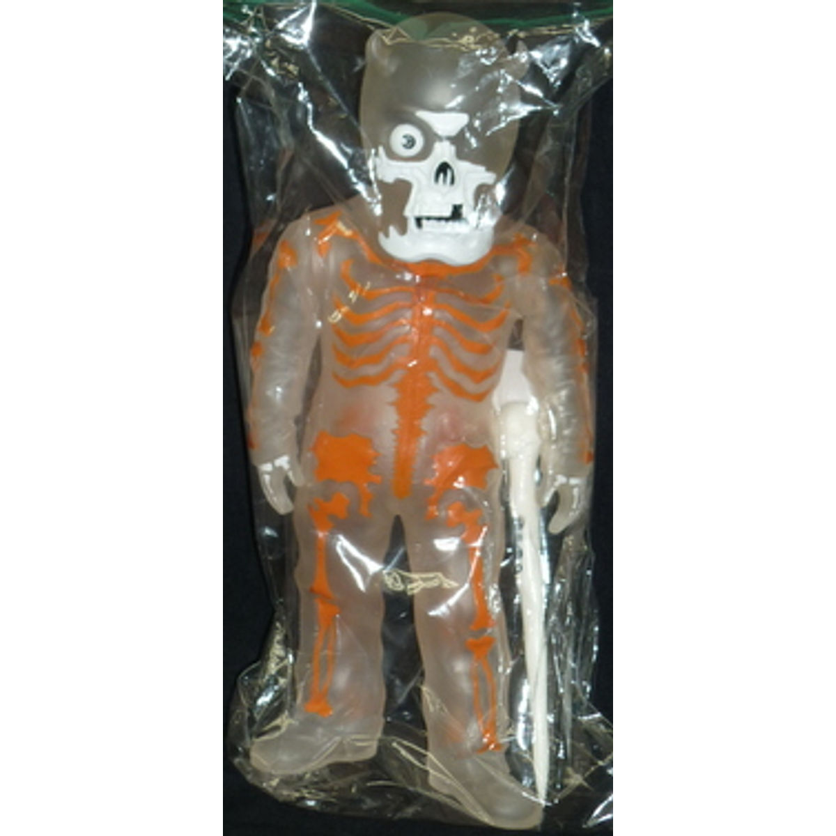 SKULLMAN [ Happy Halloween / clear x Orange ]