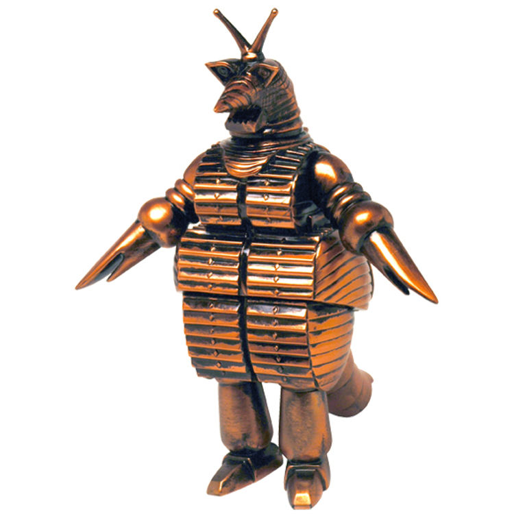 Soft Monster Series of Marsan - Mogera 1957 red bronze statue by Marusan