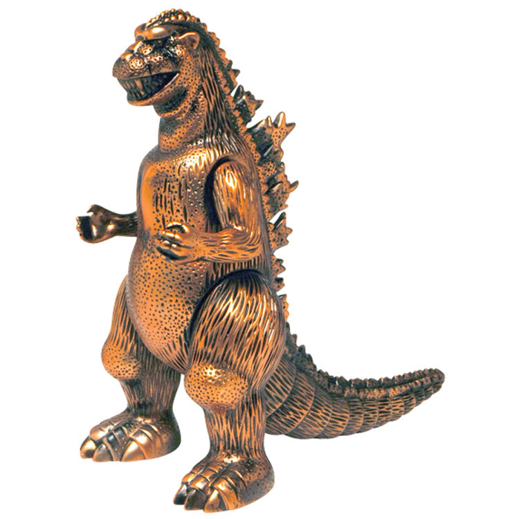Soft Monster Series of Marsan - birth 60th anniversary Godzilla 1954 red bronze statue by Marusan