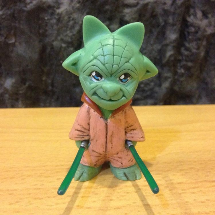 Cat Yoda by Catmask Meaw