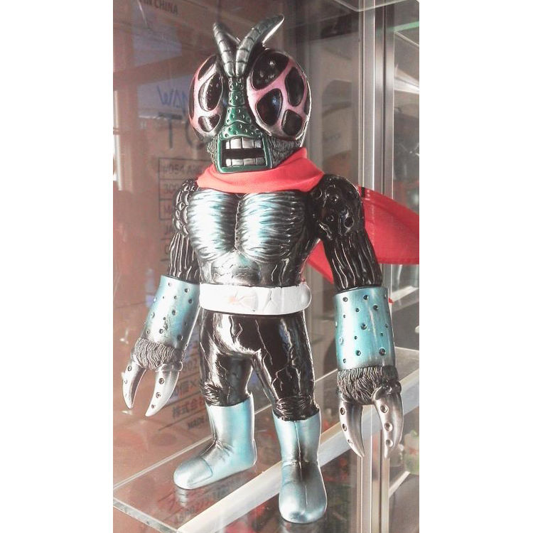 maximum full rider cyclone - black molded red scarf Blue Metallic by Real X Head (Mori Katsura)
