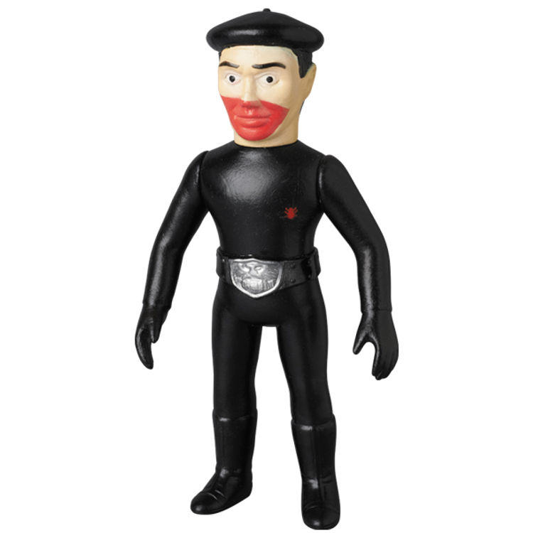 Toei Retro Soft Vinyl Collection M (middle) - Shocker combatants beret type (black) by Ishimori Production
