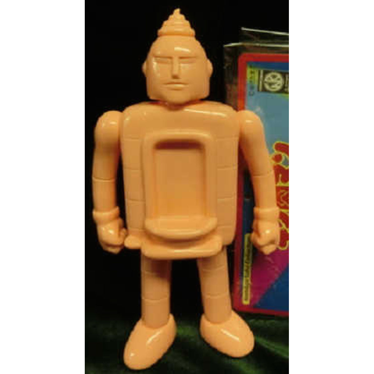 Five Start Lee Kinnikuman nostalgic Soft Vinyl collection Benkiman (skin color molding / unpainted / Kinnikuman Carnival 2014)