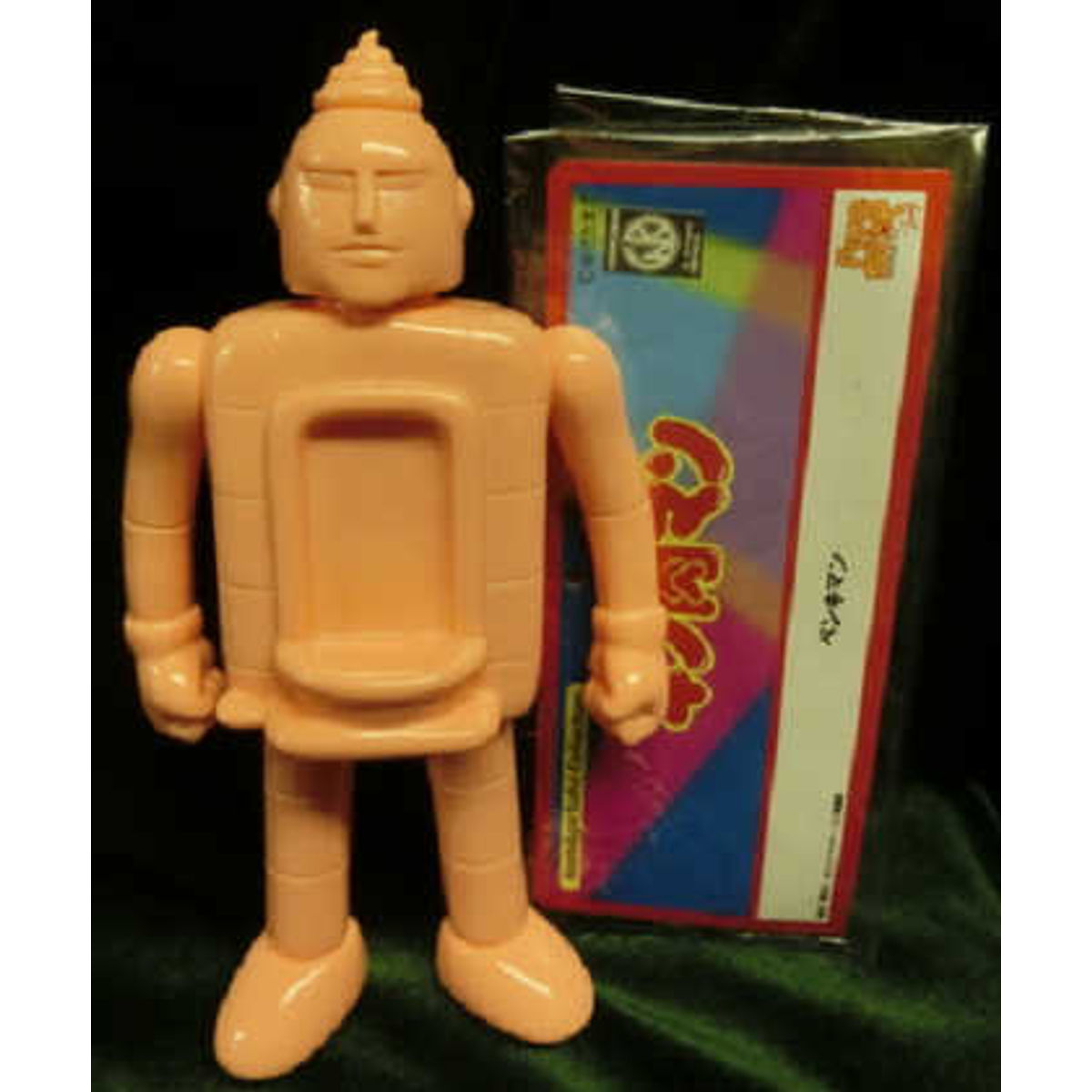 Five Start Lee Kinnikuman nostalgic Soft Vinyl collection Benkiman (skin color molding / unpainted / Kinnikuman Carnival 2014)