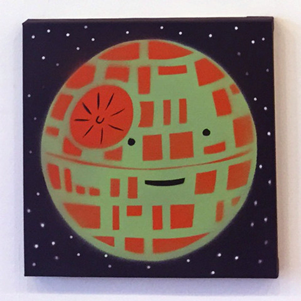 Happy Death Star (Green/Orange)