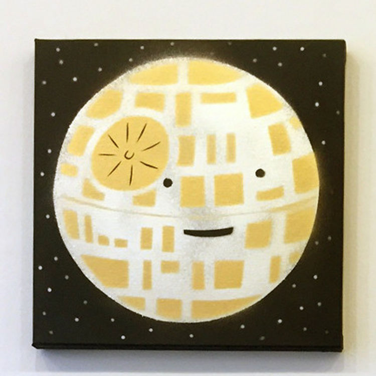 Happy Death Star (Silver/Gold) by Dan Goodsell