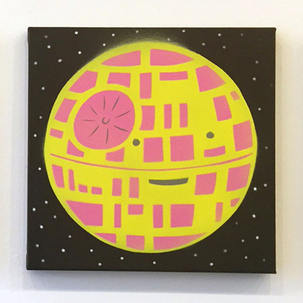 Happy Death Star (Yellow/Pink)