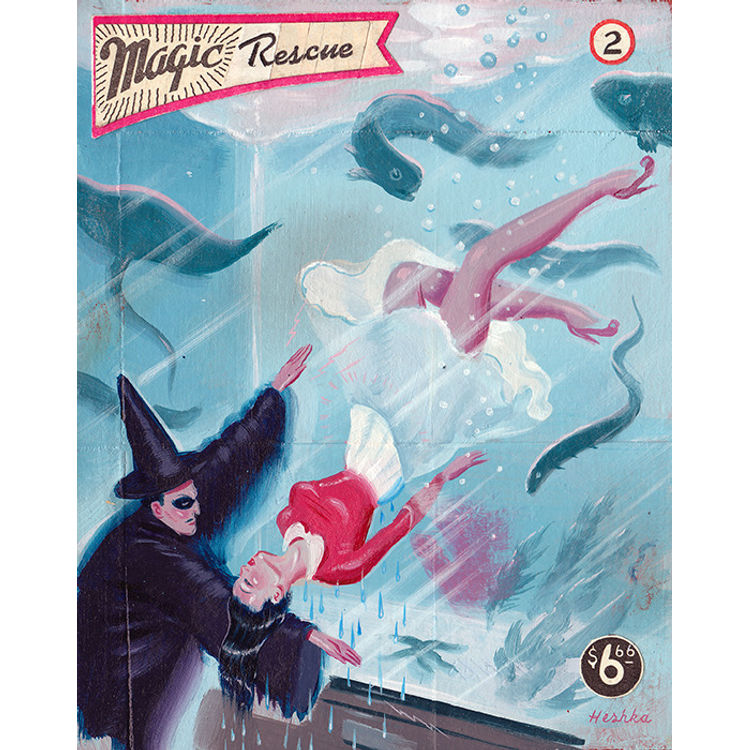 Magic Rescue by Ryan Heshka