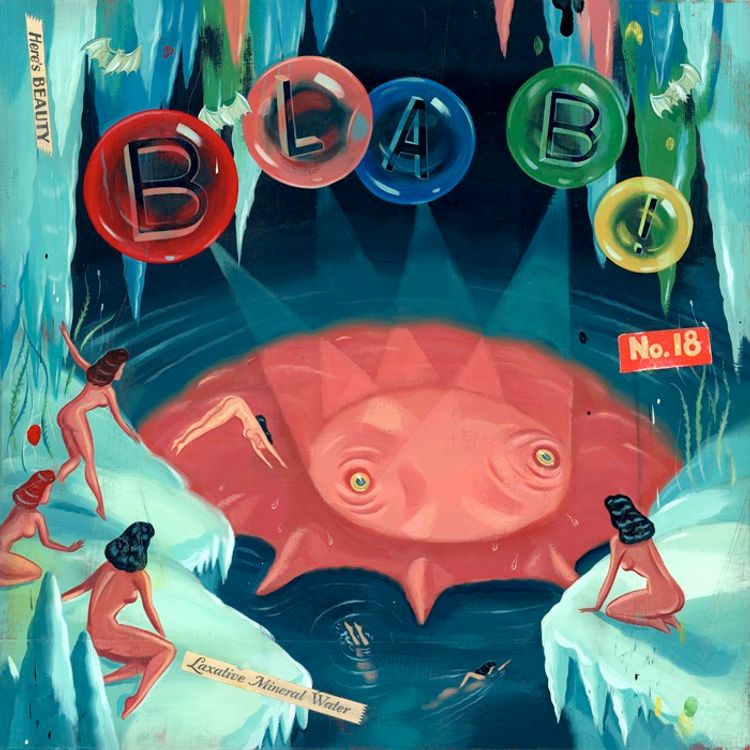 BLAB 18 Cover by Ryan Heshka