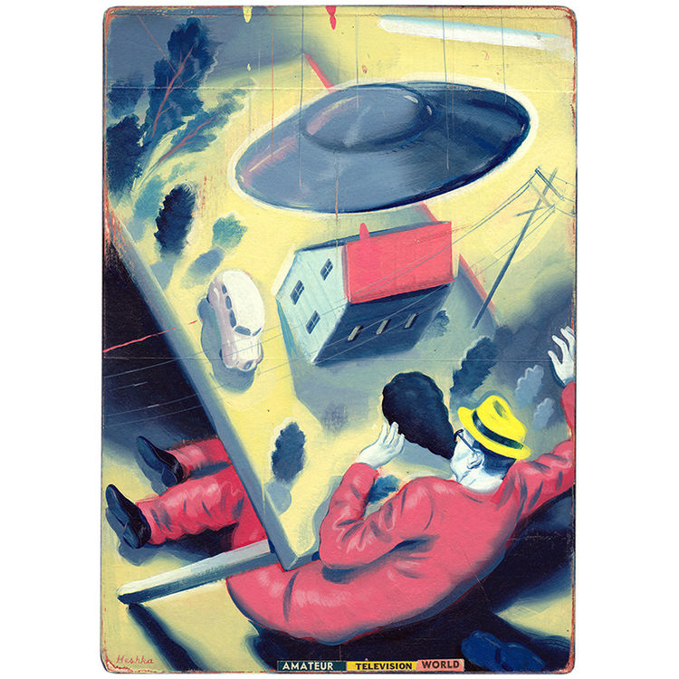 Amateur Television World by Ryan Heshka