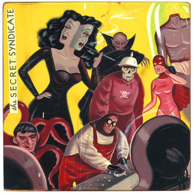 The Secret Syndicate by Ryan Heshka