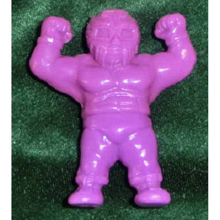 Oneup wrestler mini Soft Vinyl Cementerio! Series Purple molding by One-up