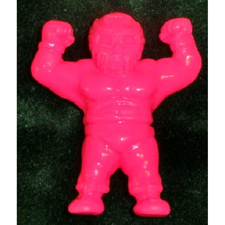 Oneup wrestler mini Soft Vinyl Cementerio! Series fluorescent pink molding by One-up