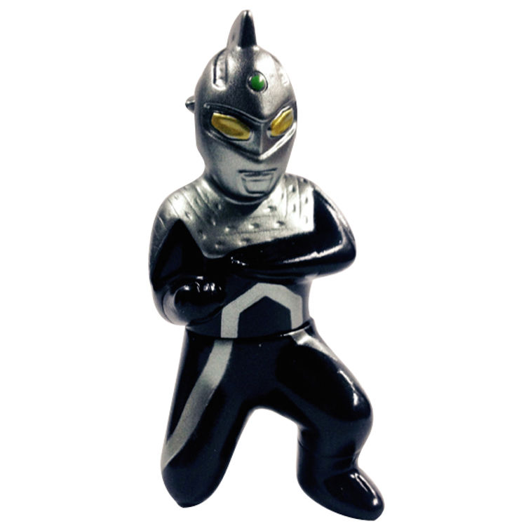 Yuesu pocket mini Soft Vinyl  "Bill Box" series  BB Black Seven Dark Emeriumu rays pose by USTOYS