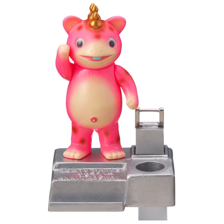 Soft Vinyl Kaishishi series  SB DX Busuka (Pink molding) & Kororin ( Tokyu Hands Nagoya 15th Anniversary version ) by USTOYS
