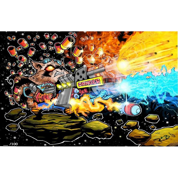 Rocket Raccon Limited NYCC '14 Edition by Zombiepetz (Ryan Browne)