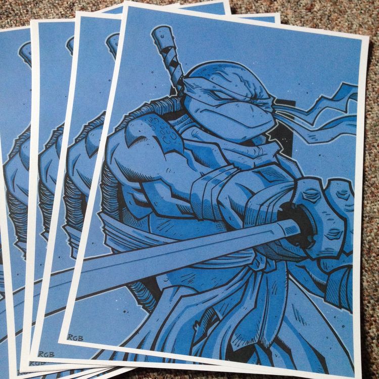 TMNT Leonardo by Zombiepetz (Ryan Browne)