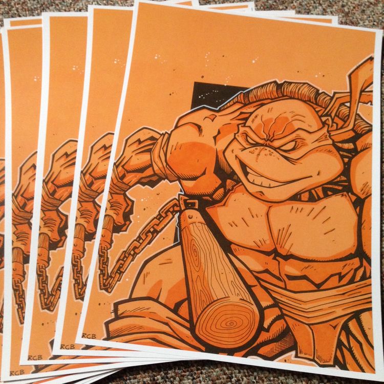 TMNT Michelangelo by Zombiepetz (Ryan Browne)