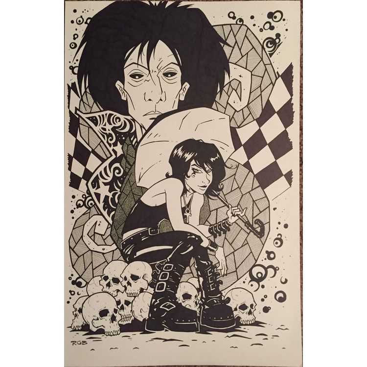 Original Death & Dream Sandman by Zombiepetz (Ryan Browne)