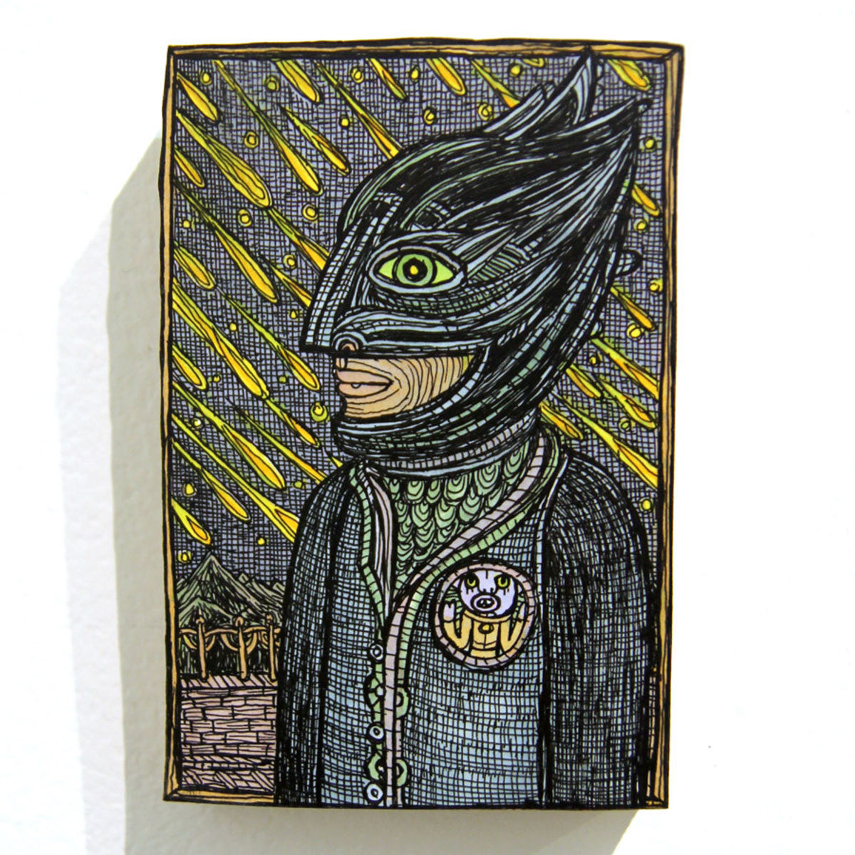 Mind Hero With Meteor Shower