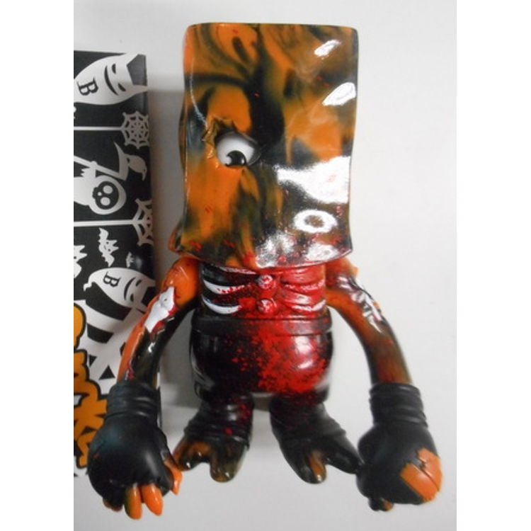SKULL B × B × B / (2011 Halloween / black × Orange Marble / blood splash ver.) by Balzac