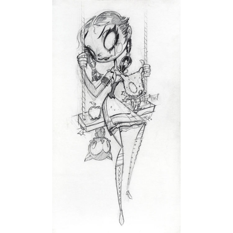 Nocturne Drawing by Brandt Peters