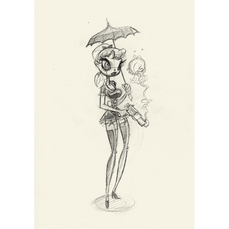 Absinthe Sketch by Brandt Peters