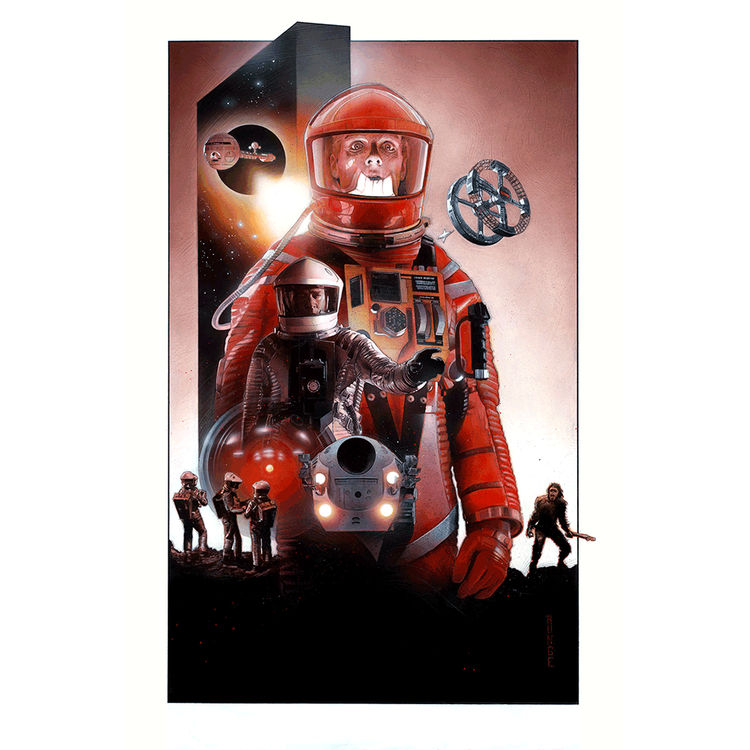 First Contact: "2001: A Space Odyssey" Variant by Nick Runge