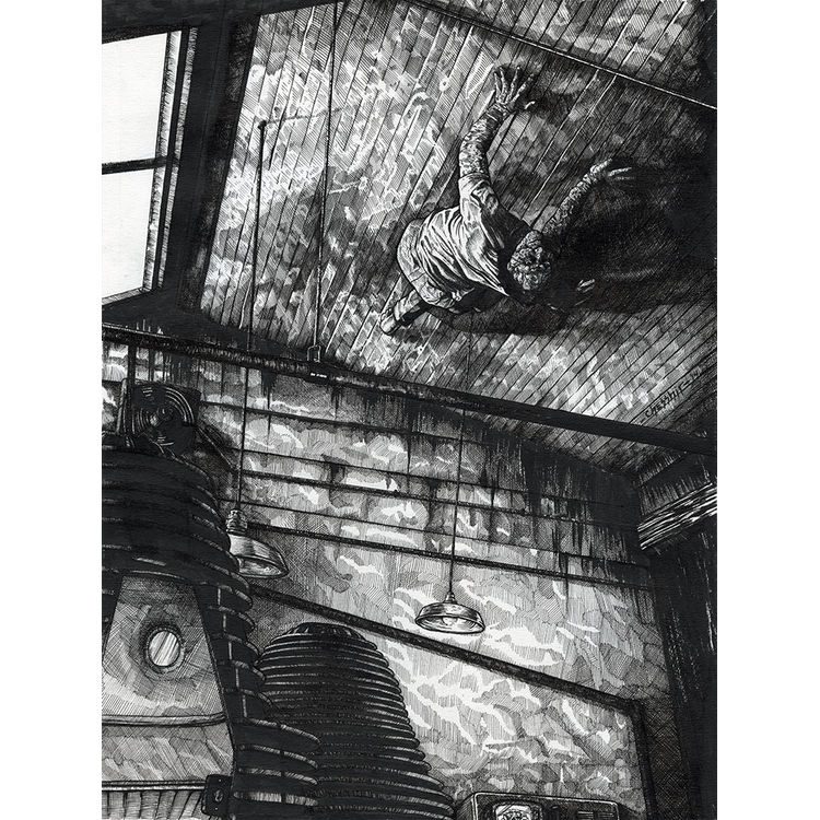 The Creeping Terror: "Almost Second Nature" Original by Nathan Chesshir