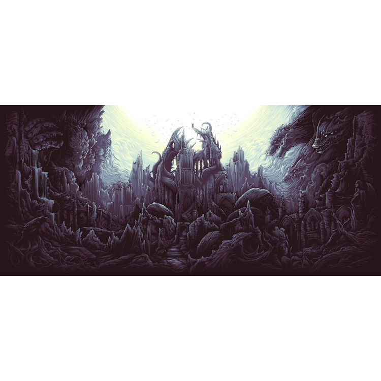 "The Earth Itself / Shall Rise From Below / And Tower Over All" by Dan Mumford