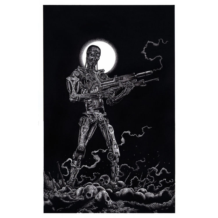 A Tribute To Stan Winston: "The Terminator" by Liam Atkin