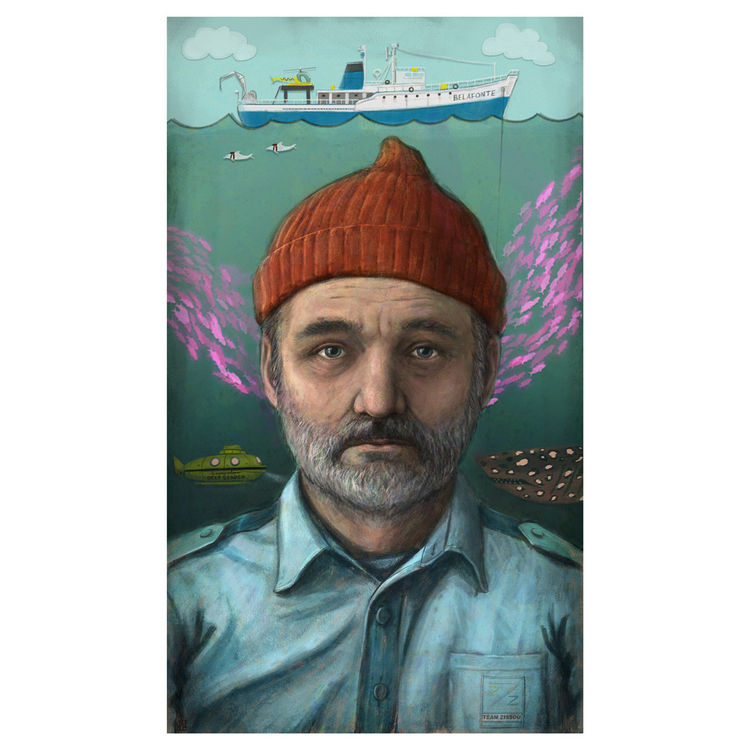Starring Bill Murray As...Steve Zissou by Matthew Rabalais