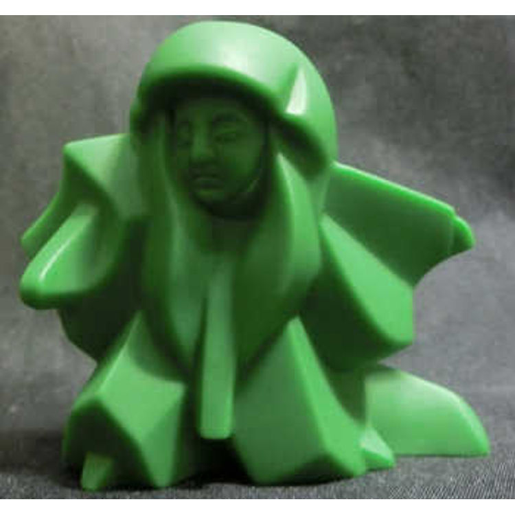 Mirokutoi mirror lion (green molding / unpainted) by Mirock Toy (Yowohei Kaneko)