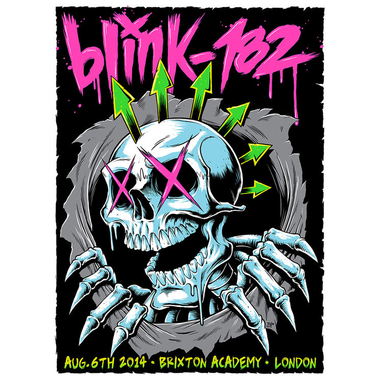 Blink-182 London by Brandon Heart