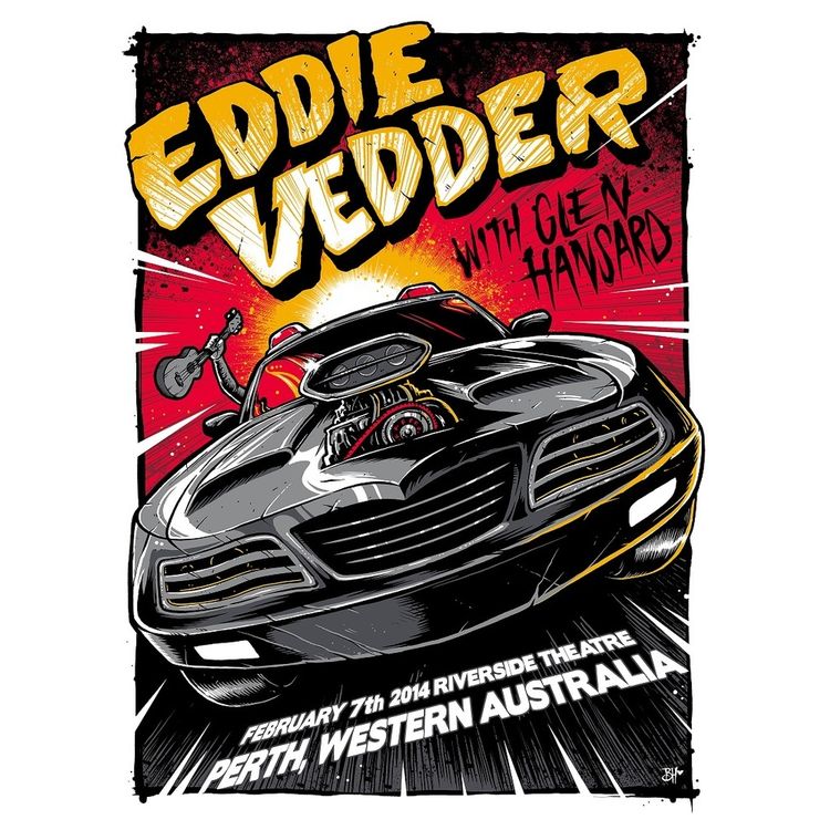 Eddie Vedder Perth, Australia by Brandon Heart