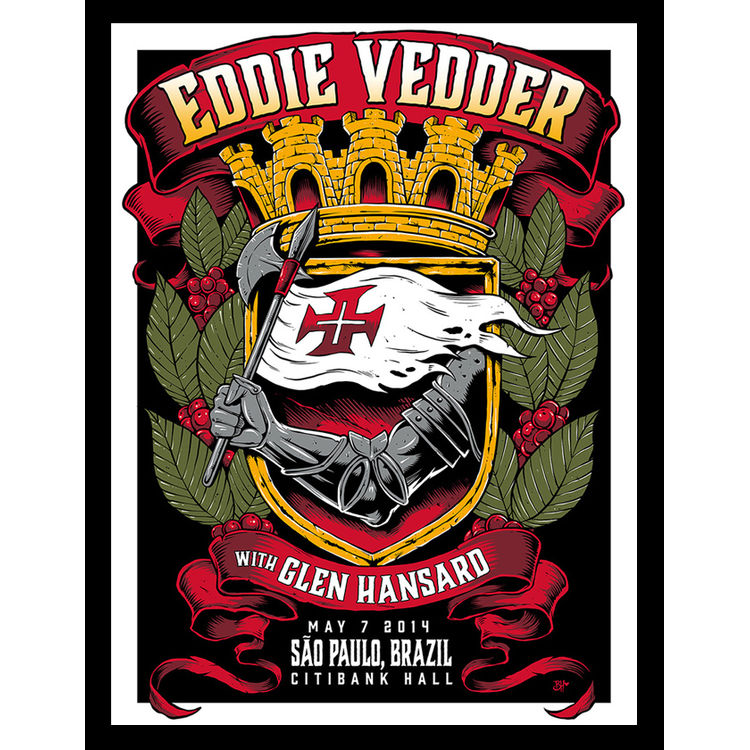 Eddie Vedder Sao Paulo, Brazil by Brandon Heart