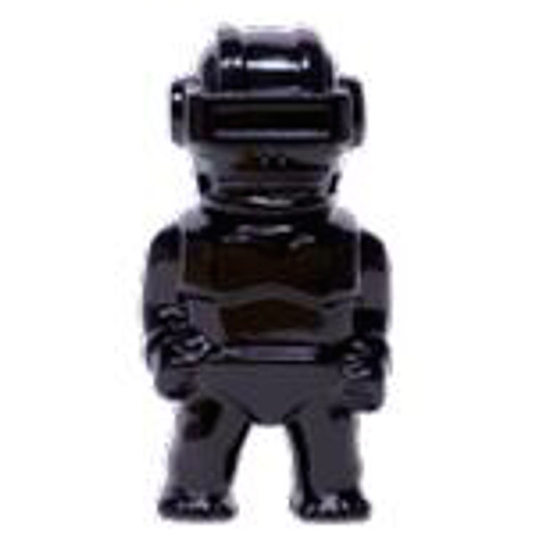 Micro Google-Man - Black by Martin Ontiveros